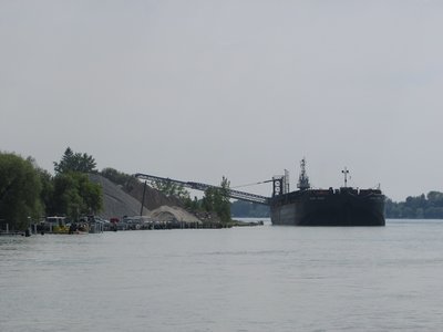 Huron Spirit at the Fawn Island facility.