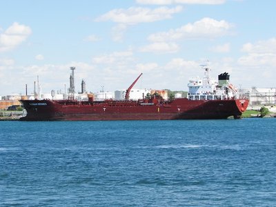 Sloman Hermes at the lower Sarnia fuel dock.