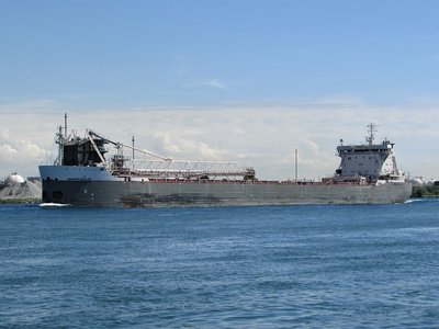 Manitoulin (no current destination) up-bound at the Riverwalk and County Park, at Port Huron.