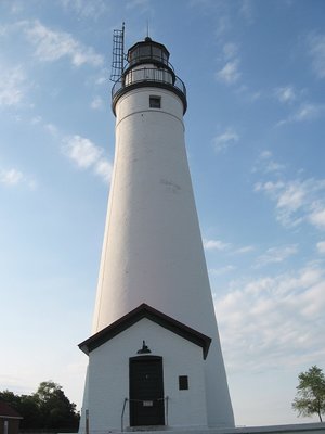 The stately Ft. Gratiot Light House (with a 94-step climb to the top), just above the Bluewater Bridges.