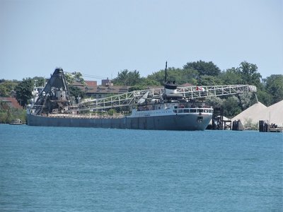 Saginaw at the Sarnia stone dock.