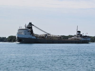 The always photogenic Saginaw (Soo), passing Marysville.