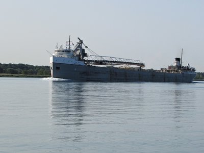 Cuyahoga delivered limestone to Marine City and was up-bound to a yet unnamed destination.