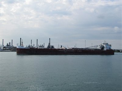 Thunder Bay, up-bound  in Chemical Valley, to Thunder Bay.