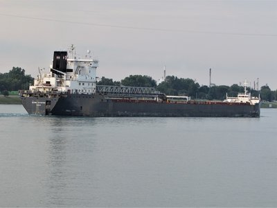 As I turned to leave, I discovered Algoma Enterprise (Quebec) moving down river.