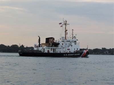 Seeing USCG Bristol Bay on AIS got me moving early this morning. I caught up as she was passing St. Clair, showing Detroit as her destination.