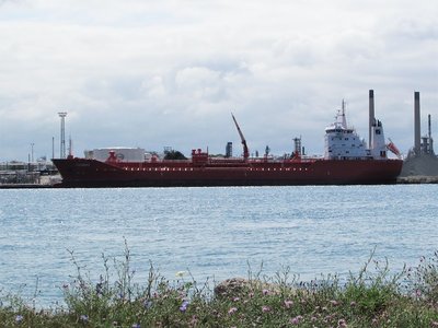 Tanker Sternberg at the lower Sarnia Fuel Dock.