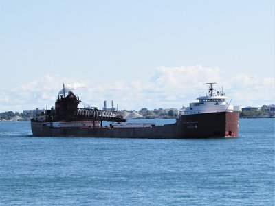 The Hon. James L. Oberstar (built in 1959) has also carried the names of Shenango II and Charles M. Beeghly. Today's destination was AK/Rouge.