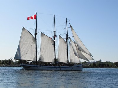 Happy and excited passengers filled her deck as they returned to the Sarnia dock.