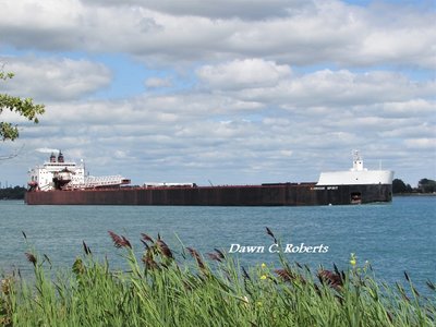 American Spirit down-bound to Zug Island.