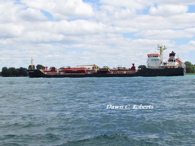 Tanker Algonova with a destination of Sarnia.