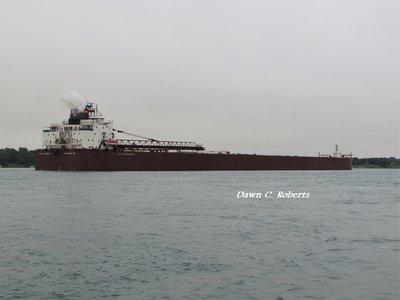 Paul R. Tregurtha (St. Clair Power Plant)  stern view.