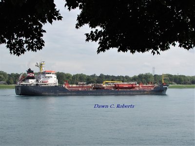 Tanker Algonova down-bound to an unspecified destination.