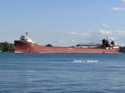 Lee A. Tregurtha (Marquette) in late afternoon.