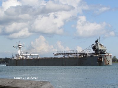 Tug Defiance and barge Ashtabula down-bound to Toledo.