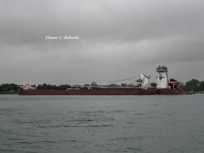 Dorothy Ann/Pathfinder (Superior) quickly disappeared into a curtain of torrential rain.