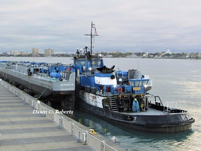 Spartan II spent the night at the Port Huron Bean Dock, and was preparing to resume her trip to Ludington.