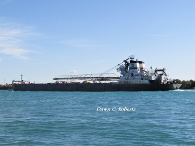 Calumet (Bruce Mines) on waters much calmer than the day before.