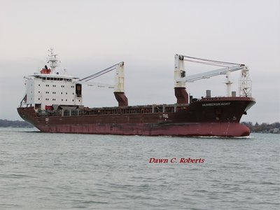 Saltie Humbergracht (Cote St. Catherine) passing St. Clair.
