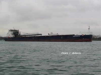 Algoma Conveyor (according to AIS) is down-bound to Sault Ste. Marie!