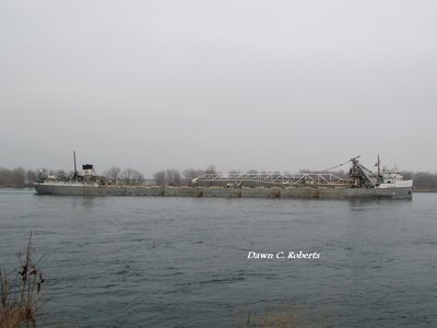 Cuyahoga (Cleveland) opposite the USCG Hollyhock.