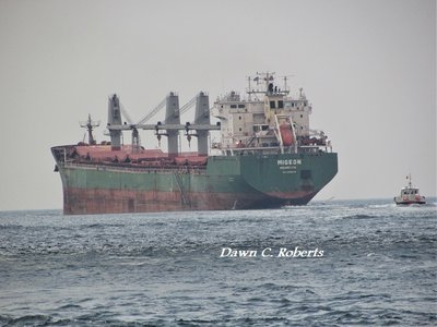 Wigeon (Thunder Bay) entering Lake Huron.