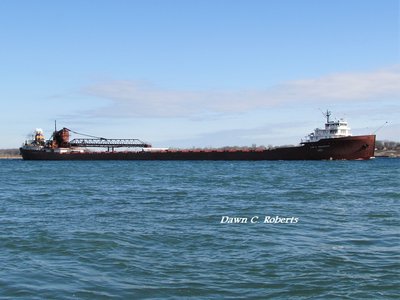Lee A. Tregurtha (AK/Rouge) passing the River Crab.