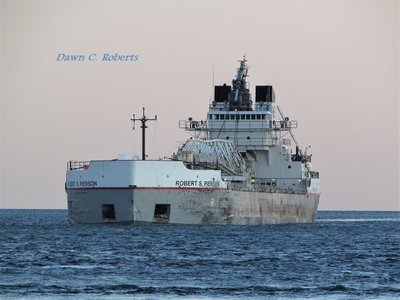 Robert S. Pierson (Detroit) about to enter the St. Clair River.
