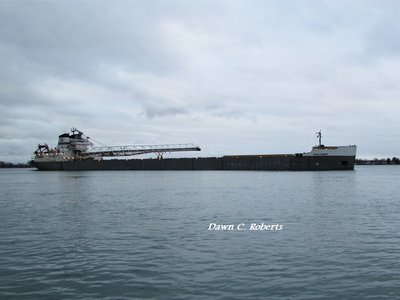 Calumet (posted destination not recognized) approaching Marine City.