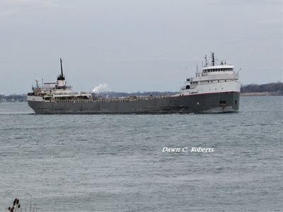 The classic Ojibway (Windsor) approaching Stag Island.