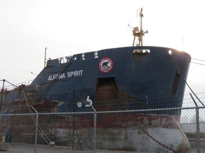 IMG_1408.jpg (90.68 KiB) Viewed 2271 times Bow of Algoma Spirit at Wharf 12, Stone dock in Port Colborne, Ontario.