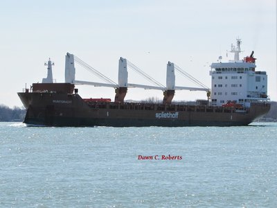 Saltie Muntgracht (Chicago) made a stop at Cleveland before continuing her trip.