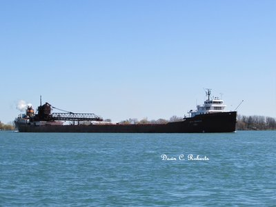 Lee A. Tregurtha (AK/Rouge) passing Marine City.