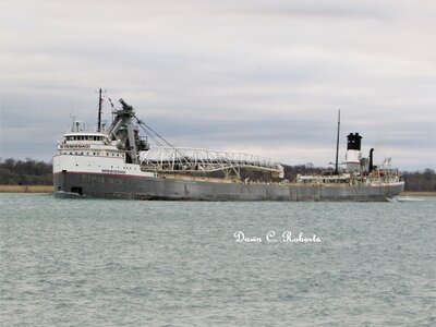 Mississagi (no destination posted) leisurely moving through the waters.