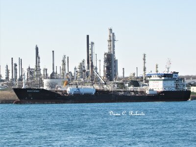 McKeil tanker Wicky Spirit at the lower Sarnia fuel dock.