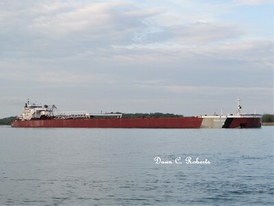 Tug/barge Presque Isle (Conneaut) at lower Stag Island.