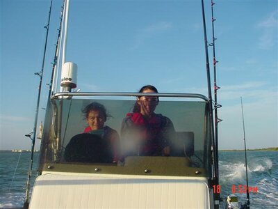 DSC01034 (Small).JPG (35.92 KiB) Viewed 1668 times My youngest kids some years ago cruising up our home waters on the Gulf ICW near Aransas Pass, TX; aboard my Robalo CC. The youngest piloting the Beast became a Coastie, since separated, and hubby is active USCG stationed at CGAS-CC.
