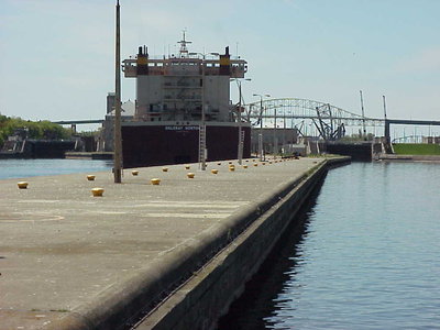 Oglebay Norton going into Poe Lock.