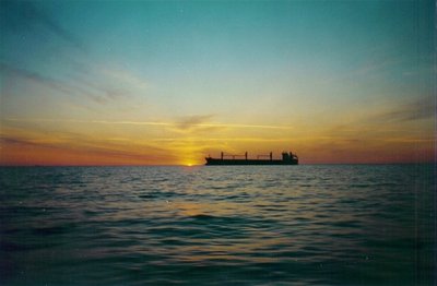 The Federal Rhine at sun up on Lake Huron.