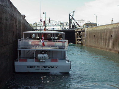 The tour boat.