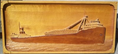 Bradley wall carving