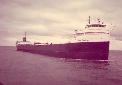 John Dykstra inbound Duluth Piers 1968. Captain Gus.