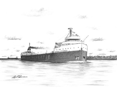 Edmund Fitzgerald heading Downbound