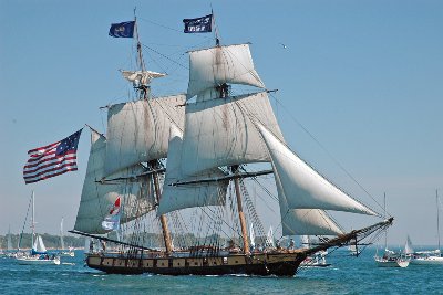 I, Andre Blanchard took this picture during the Parade of Sails on July 4, 2010, which marked the end of the Toronto visit.