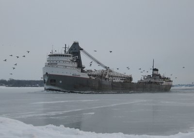 She sounded a reverberating (and appreciated) salute downriver!