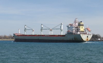 Will anchor in lower Lake Huron, until Soo traffic begins moving steadily