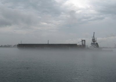 From heavy fog to this in less than a minute, but that lasted only briefly