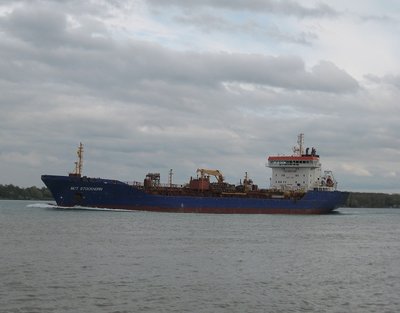 Burns Harbor is the stated destination but she also went to anchor in the "Lake Huron Parking Lot".