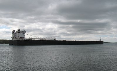 Carrying ore to National Steel (Zug Island), in Detroit