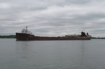 Taking ore pellet chips to Burns Harbor